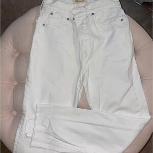 Madewell Women's Straight Leg Jeans in White